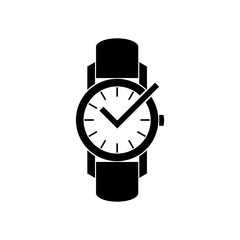 Sticker - Wrist watch icon isolated on transparent background