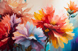 © MxCaptures - Oil-painted Garden - Colorful flowers - Generative Ai