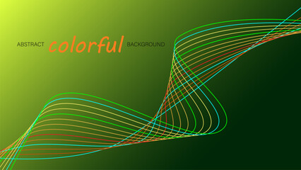 Fototapete - Color bright poster for advertising. Abstract background cover design template. Vector illustration.