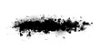 Black blot on white. Vector illustration