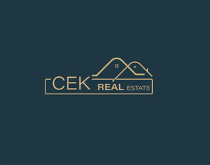 CEK Real Estate and Consultants Logo Design Vectors images. Luxury Real Estate Logo Design