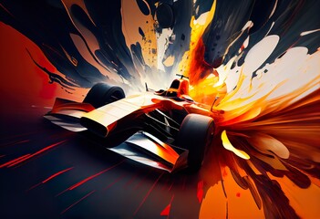 Speed Demon, Formula Racing at Full Throttle.
Generative AI