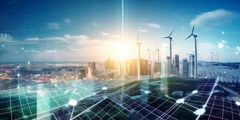 powering the future: renewable energy infrastructure and sustainable solutions for a clean, eco-frie