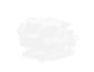 Wall Mural - transparent circle clouds in the sky