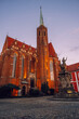 the Cathedral of St. John of Wroclaw Poland. Tumsky Island.