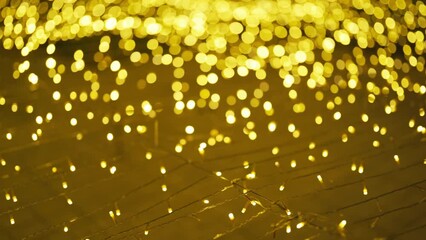 Poster - Flowers. Abstract bokeh blurry background for festive celebration concept. illumination