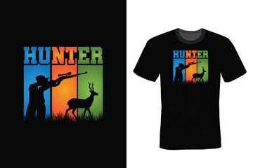 Wall Mural - Hunter, Hunting T shirt design, vintage, vintage