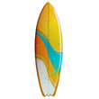 surf board. Luxury surfboard. isolated on blank background PNG