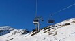 winter ski season in the alps