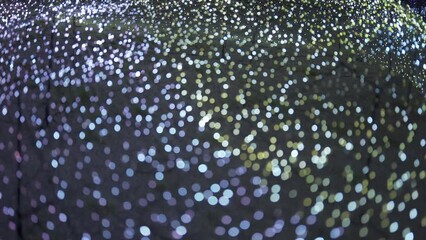 Poster - Abstract bokeh blurry background for lighting festive celebration concept. illumination