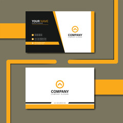 Wall Mural - Simple and clean creative premium modern business card template vector design