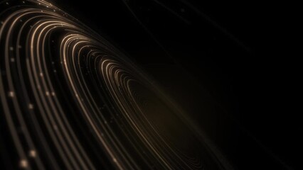 Wall Mural - Abstract gold luxury background, light line motion graphic, award winning concept