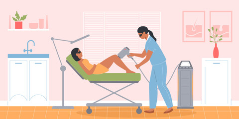 Poster - Laser Therapy Procedure Composition