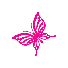 Wall Mural - butterfly logo design vector