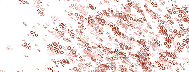 Poster - percent sign percentage icon interest rate