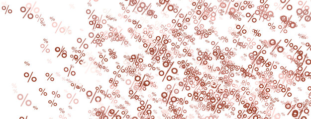 Poster - percent sign percentage icon interest rate