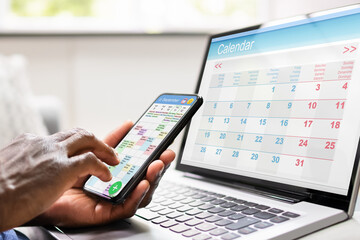 Poster - Appointment Schedule Planner And Date Calendar