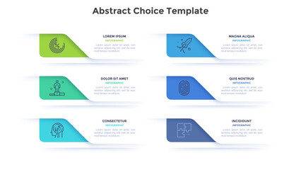 modern infographic vector template