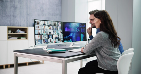 Poster - Watching Online Video Conference Meeting