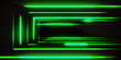 Neon leuchtender Futuristischer Hintergrund grün - mit KI erstellt