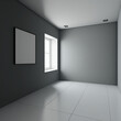 © Tor Gilje - Blank wall in simple minimal interiorar ,generative artificial intelligence