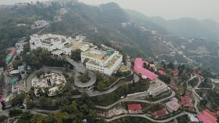 Wall Mural - Aerial view of Mussoorie 