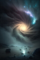 Wall Mural - aurora portal