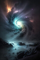 Wall Mural - aurora portal