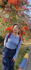 Bougainvillea Flower Wall, Changhua, TaiwanTaiwan