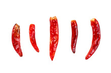 Red Ground Paprika Or Dry Chili Pepper Isolated On White Background