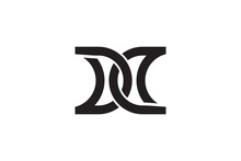 DC Logo Design Concept Ambigram