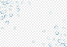 Blue Snail Background Transparent Vector. Clam Cartoon Illustration. Drawn Pattern. Gray Shellfish Nautical Wallpaper. Ultramarine Seashell.
