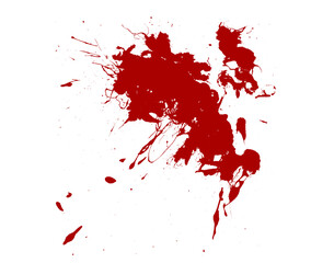 Fototapeta blood splatter, horror backgrounds. watercolor brush isolated on png background for art design. royalty high-quality transparent stock of abstract drops brush for painting, ink splatter, bloodstain