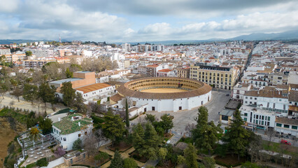 Wall Mural - vista de la ciudad monumental de Ronda en la provincia de Málaga, España