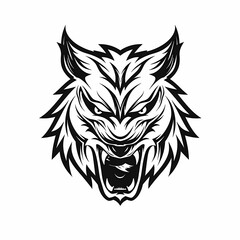 Poster - head of a wolf 