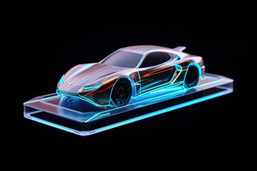 Wall Mural - car hologram