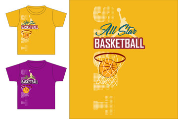 t shirt design basketball