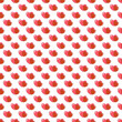 vector illustration is a seamless pattern featuring a repeating design of red hearts, for a variety of design projects, such as greeting cards, website backgrounds, or textiles
