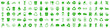 © dlyastokiv - Set of 100 ecology icons. Eco green signs. Nature symbol – vector