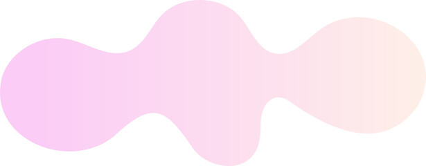 Poster - Abstract fluid shape. Gradient liquid element. Amoeba splash design. 
