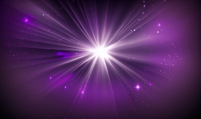  a purple background with stars and a starburst in the middle of the image and a starburst in the middle of the image.  generative ai