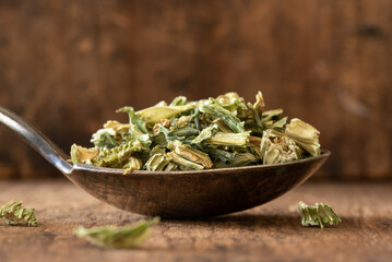 Wall Mural - Celery Flakes on a Vintage Spoon