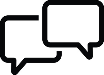 Poster - talk bubble speech icon . chat symbol vector illustration