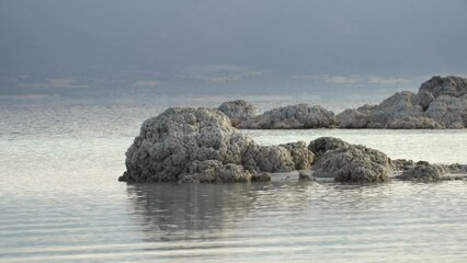 Wall Mural - Rock formations in Salda Lake Turkey.