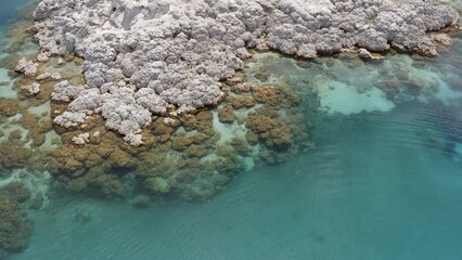 Wall Mural - Rock formations in Salda Lake Turkey.