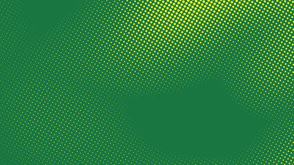 Poster - Dots halftone yellow green color pattern gradient texture  background.