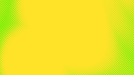 Poster - Abstract dots halftone green yellow colors pattern gradient texture background.