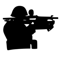 vector illustration of army icon