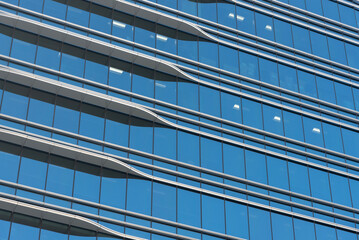 Aufkleber - Exterior of modern architecture. Building abstract background
