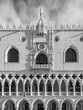 Architectural detail - Doge's palace in St Mark's Square in Venice (Palazzo Ducale), Italy